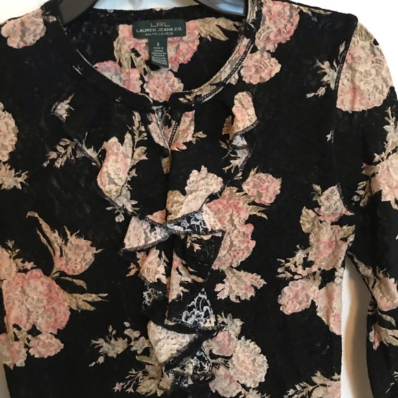 Ralph Lauren lace top - Picture 3 of 5